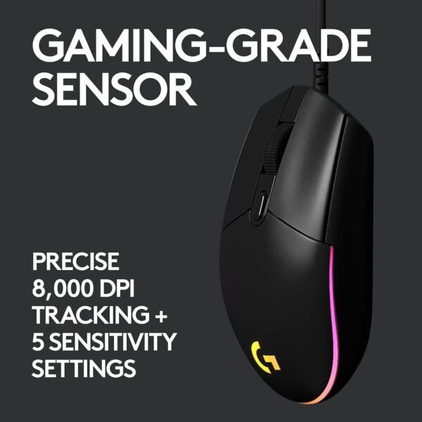 LOGITECH G203: Wired Precision for Gaming