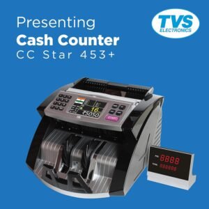 TVS Electronics CC 453 Star + Cash Counting Machine
