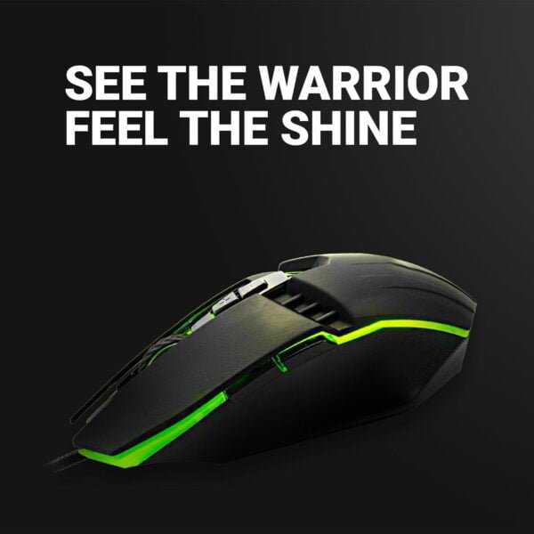 Ant Esports KM500W Gaming Backlit Keyboard and Mouse Combo, LED Wired Gaming Keyboard, Ergonomic & Wrist Rest Keyboard, Programmable Gaming Mouse for PC/Laptop/Mac- World of Warships Edition - Image 4