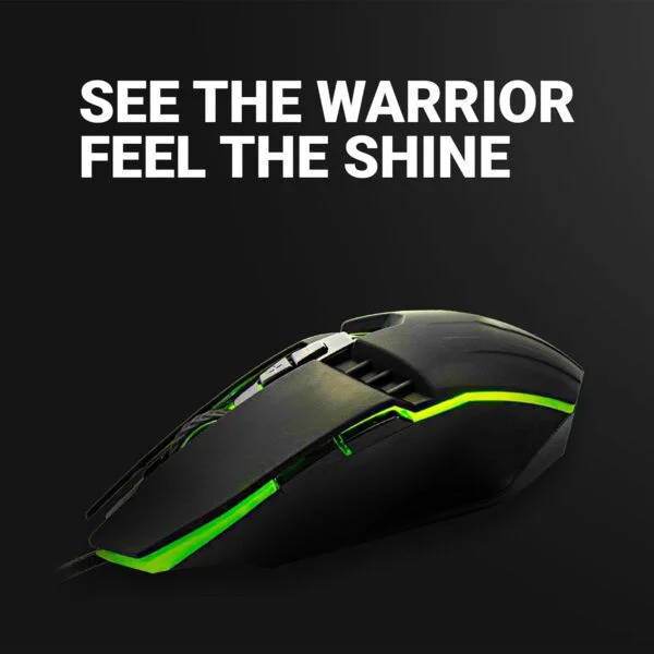 Ant Esports KM500W Gaming Backlit Keyboard and Mouse Combo, LED Wired Gaming Keyboard, Ergonomic & Wrist Rest Keyboard, Programmable Gaming Mouse for PC/Laptop/Mac- World of Warships Edition - Image 4